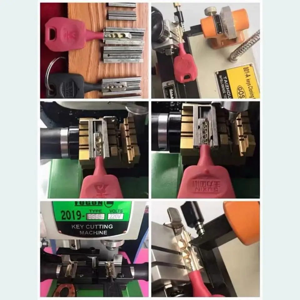 Wang Li Forward and Reverse Groove Special Fixture Vertical Machine Fixture Locksmith Supplies Key Machine Sub-Fixture