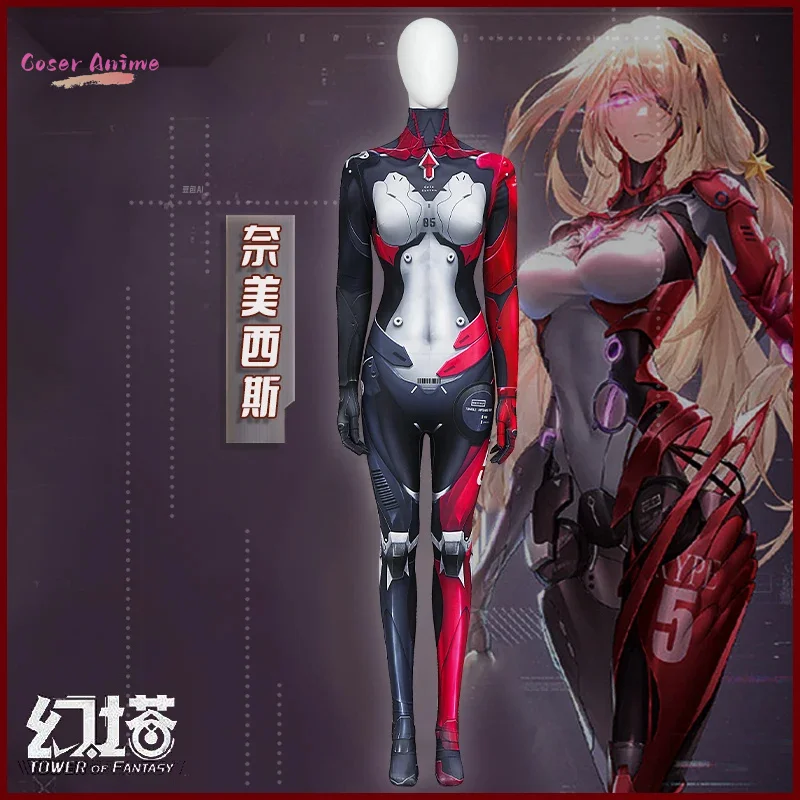 Coser Game Tower of Fantasy NEMESIS Косплей Костюм Униформа Хэллоуин Карнавал Вечеринка Рождественская игра Ролевая одежда Одежда