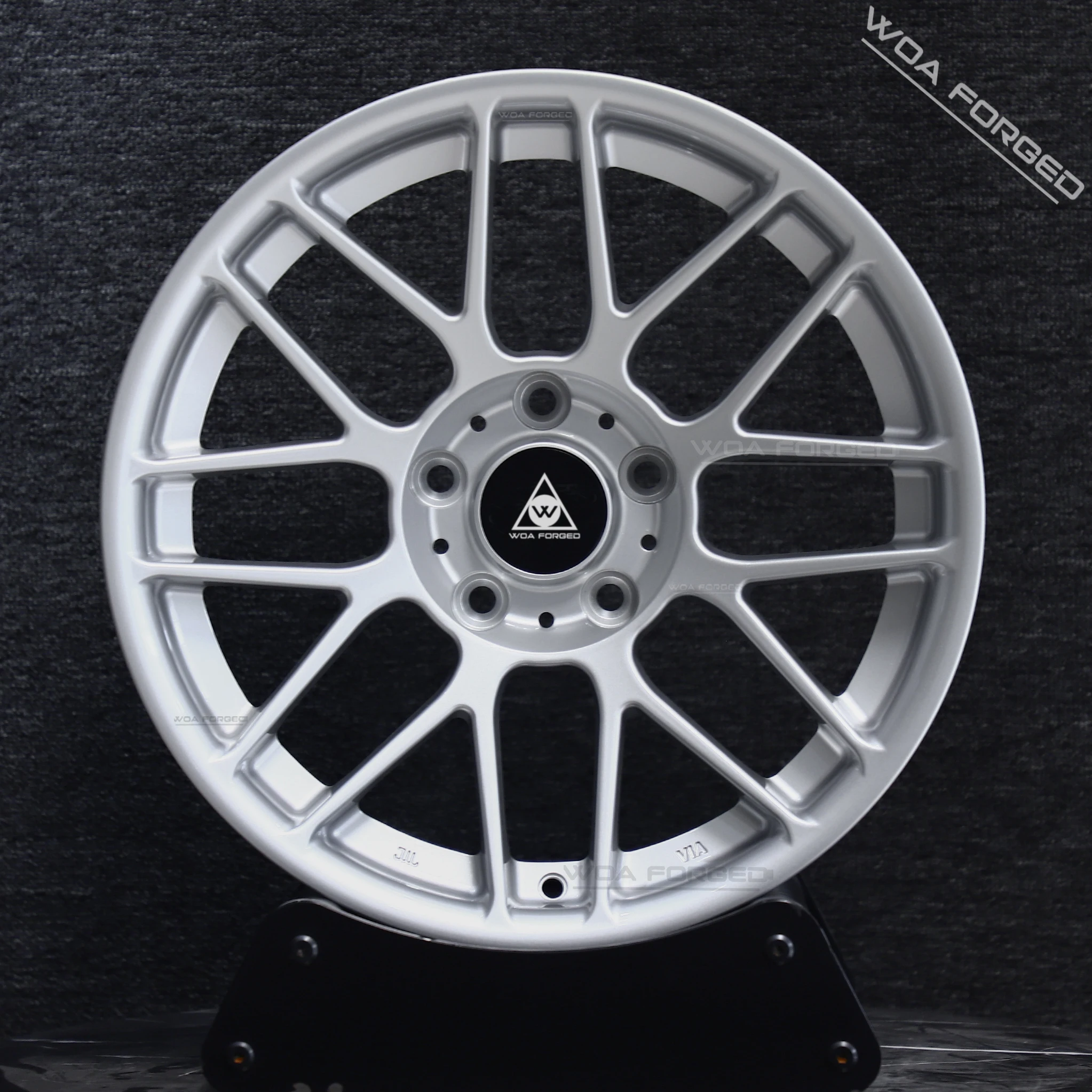 EC-7RS ARC-8RT Design Forged Matte Silver Finished 19 20 21 Inches Muti-spokes Deep Dish Mesh Lightweight 5x112 5x120 for M4 G80