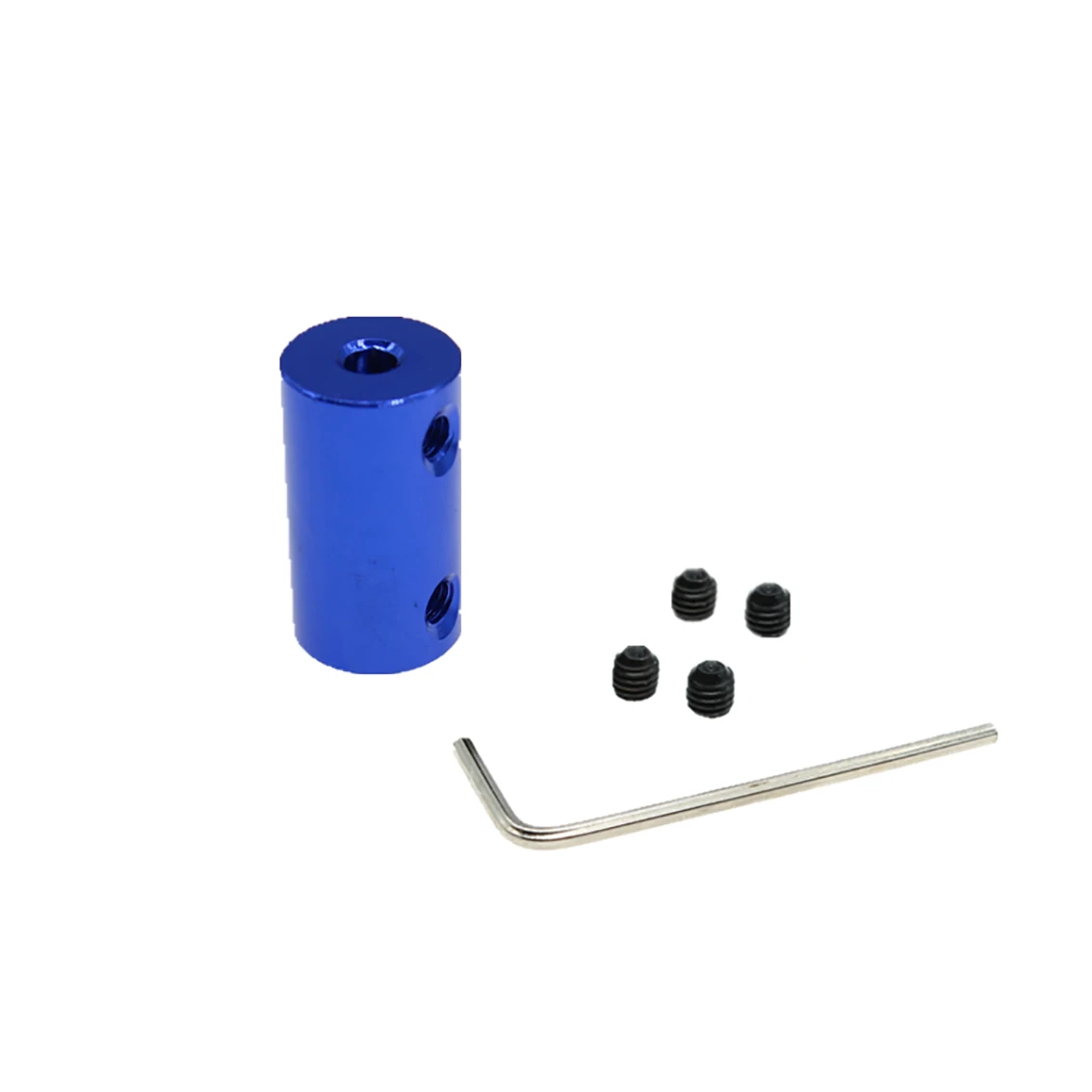 1Pcs 2/2.3/3/3.17/4/5/6/8mm Aluminum Alloy Rigid Shaft Coupler Bore Motor Coupling Connector Vehicle Ship Aircraft Model Parts