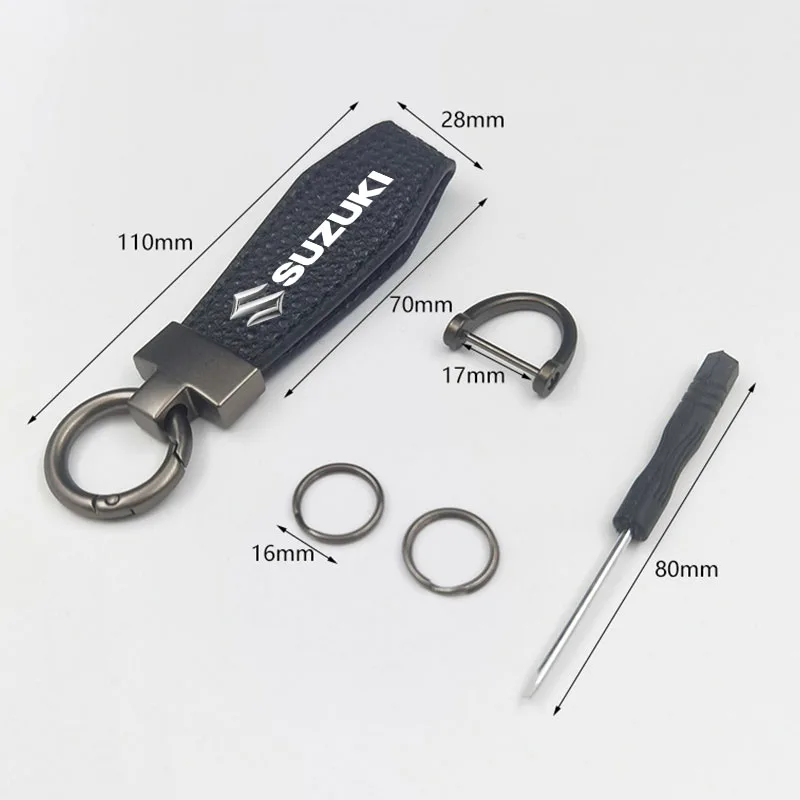 Car Bag Pendant Keychain Car Key Ring For Suzuki SX4 Swift Grand Vitara Ciaz Liana Spresso Celerio Jimny Jeemny Car Accessories