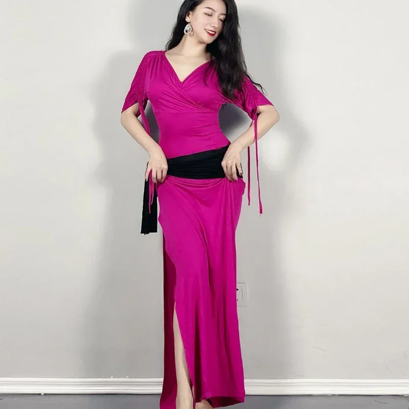 Strój do Tańca Brzucha Kurs Tańca Ubrania 2023 Damski Indyjski Dorosły Profesjonalny Orientalny Spódnica Damska