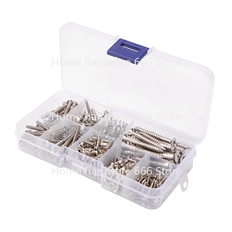 226Pcs Electric Guitar Screws Kit for Pickguard Back Plate Mount Bolt Tool Musical Instruments Part