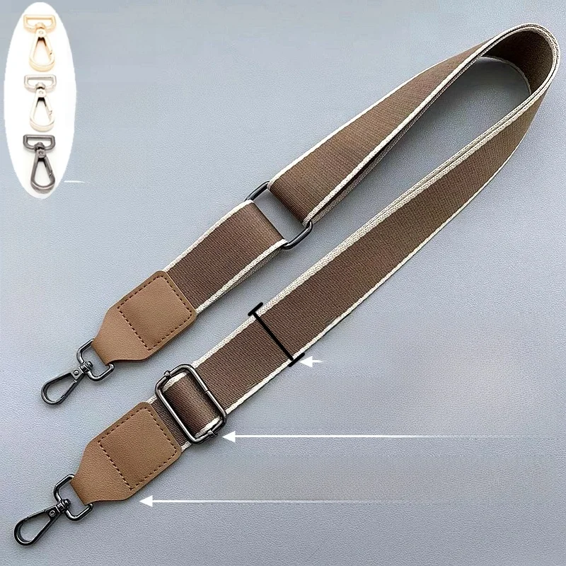 Adjustable Canvas Shoulder Strap for Women's Crossbody Bag Replacement Belt Bag Accessories Diagonal Handbag Strap