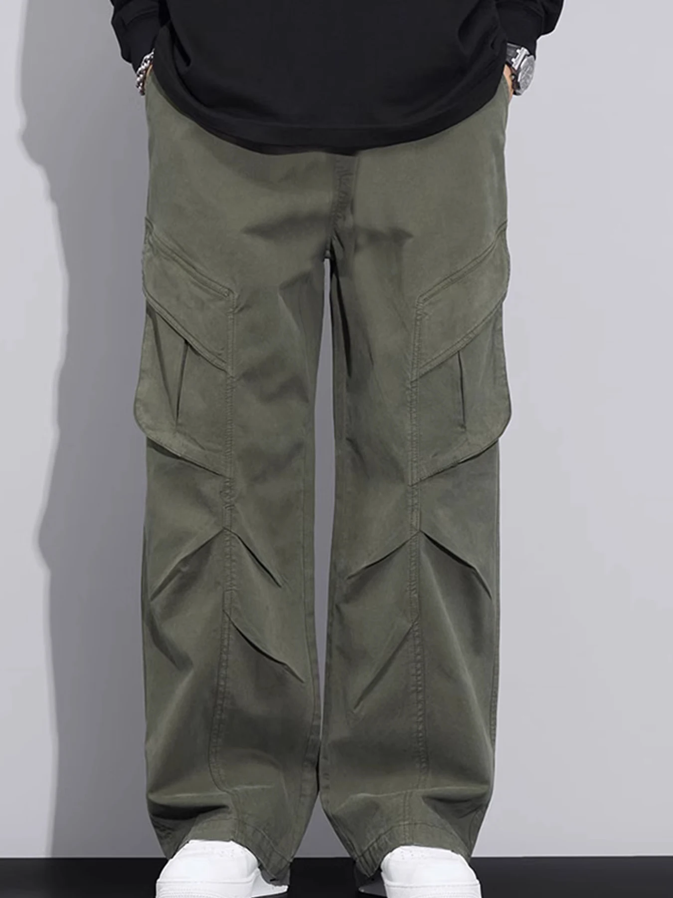 Outdoor men's quick drying pants, work pants, easy to take care of casual pants, commuting bathroom pants, loose work pants, thi