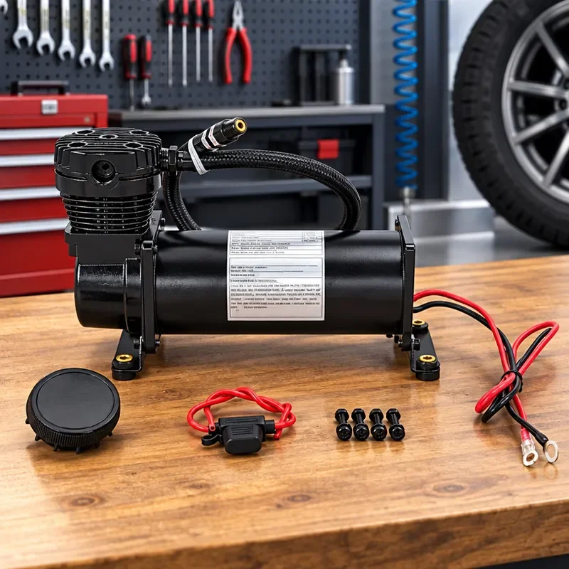 For 12V Car Air Compressor Portable Tire Inflator Pump for Vehicle Chassis Suspension and Tire Inflation Fine Workmanship