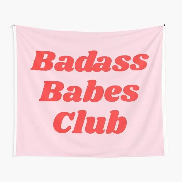 Badass Babes Club  Tapestry Decoration Wall Bedspread Towel Blanket Printed Decor Colored Travel Living Bedroom Hanging Mat Room