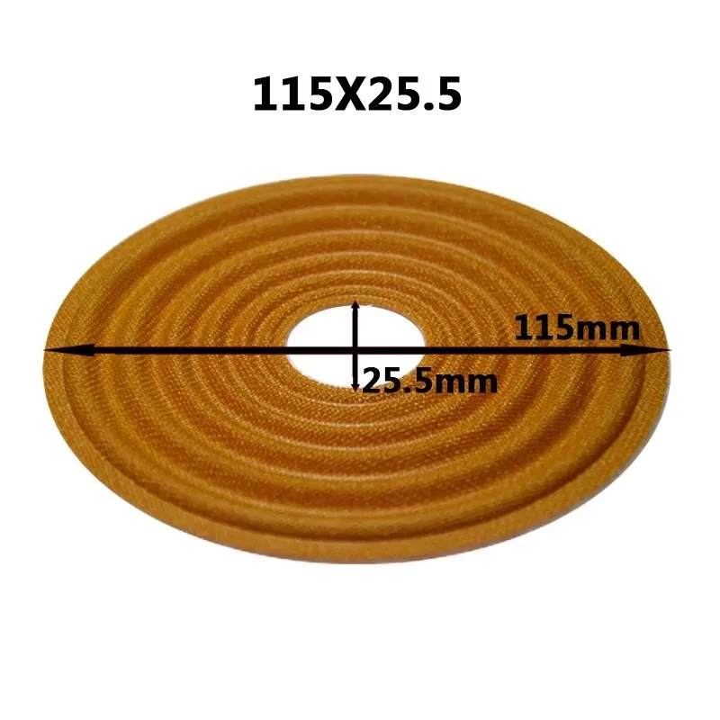 2pcs 115x25.5/125x35.5mm 탄성 웨이브 라우드 스피커 서브 우퍼 우퍼베이스 스피커 수리 스파이더 댐퍼