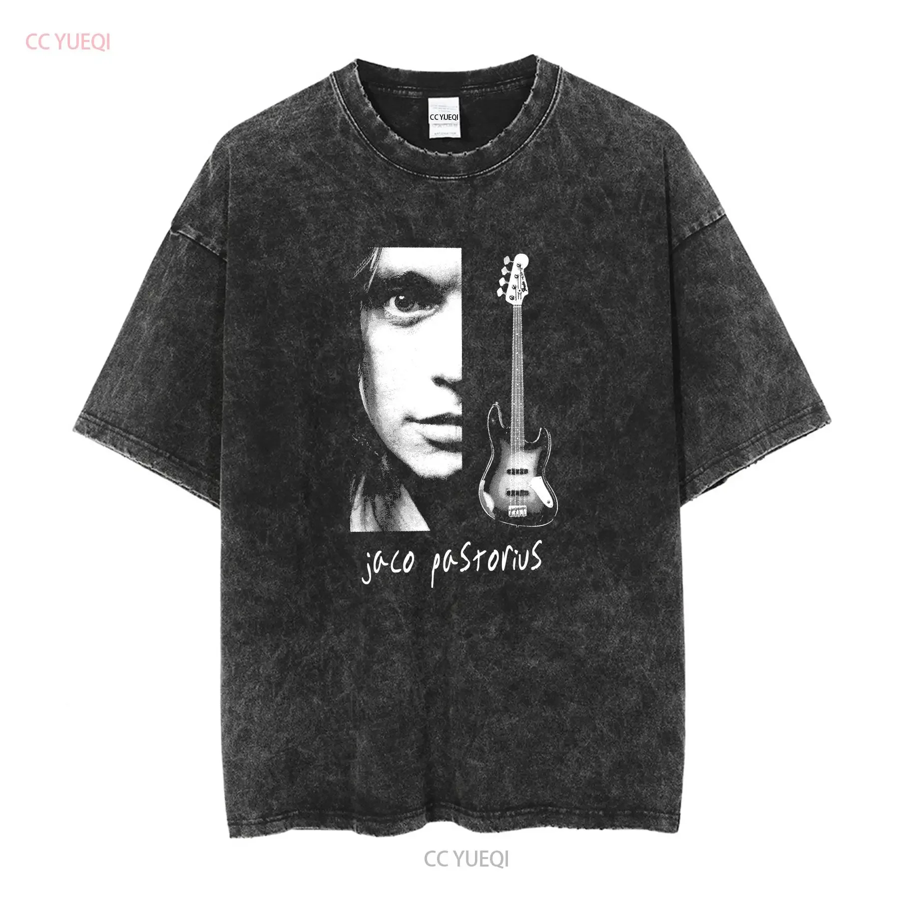 Jaco Pastorius T Shirt NEW weather report bass long or short sleeves vintage Washed Versatile fashion Comfortable Unisex