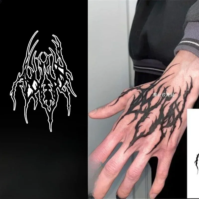 

Cool Personalized Spider Silk Temporary Tattoos Herbal Juice Fake Tattoo Sticker Waterproof Body Art Tatoo for Woman Man