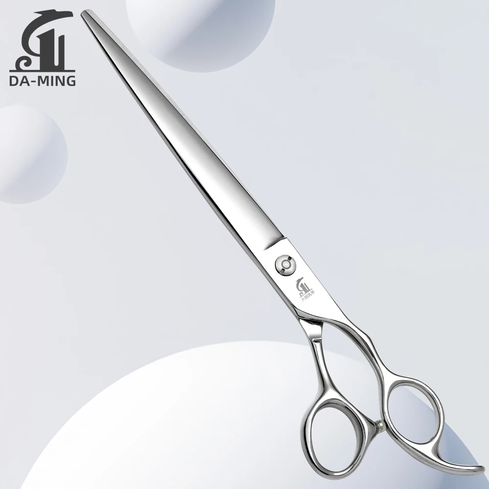 professional-daming-dm-798-stainless-steel-pet-grooming-scissors-75-inch-sharp-straight-for-dogs-cats-teacher-student