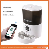 Pet Intelligent Feeder 5L with APP Control Remote Timing Quantitative Fresh-locking Cat and Dog Automatic Feeder