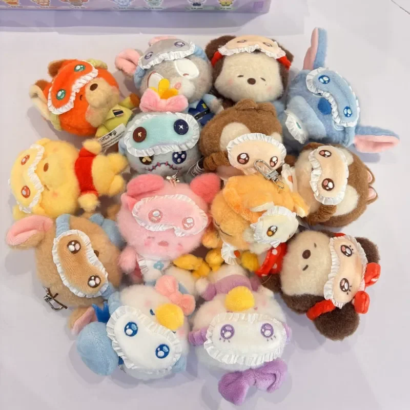 Echte Top Spielzeug Mickey Stich Schielende Nachtwäsche Serie Blind Box Anhänger Mystery Box Anime Figur Decora Sammlung Kind Geschenke