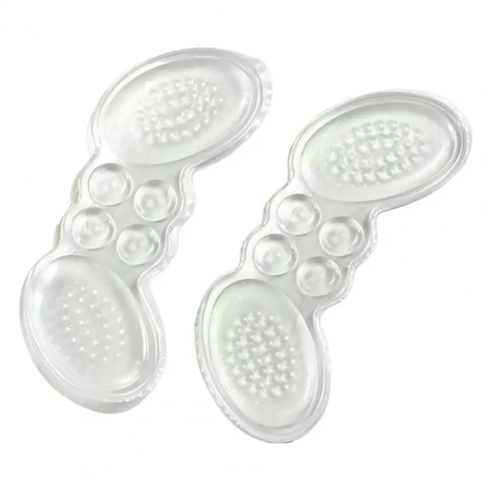 Heel Grips Soft Silicone Cushions Heel Pads with Anti-Slip Texture Invisible Heel Pads Foot Wear for High-heeled Sneakers