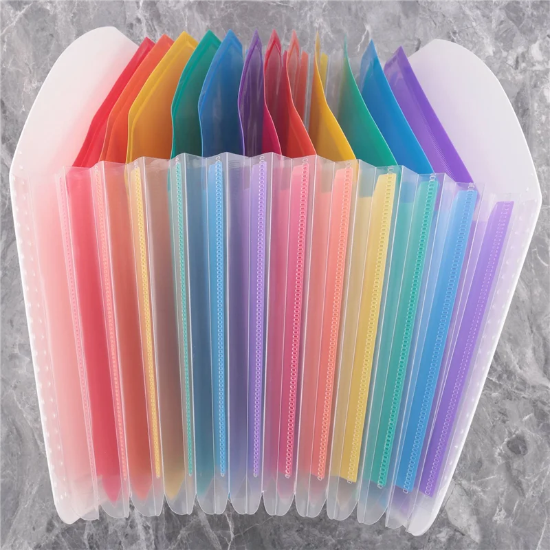 EDT-Expanding Aktenhalter, Ordner, stehend, A4, vertikaler Aktenorganisator, Zeitschriftenkorb, Desktop, 13 Taschen, Aktenhalter