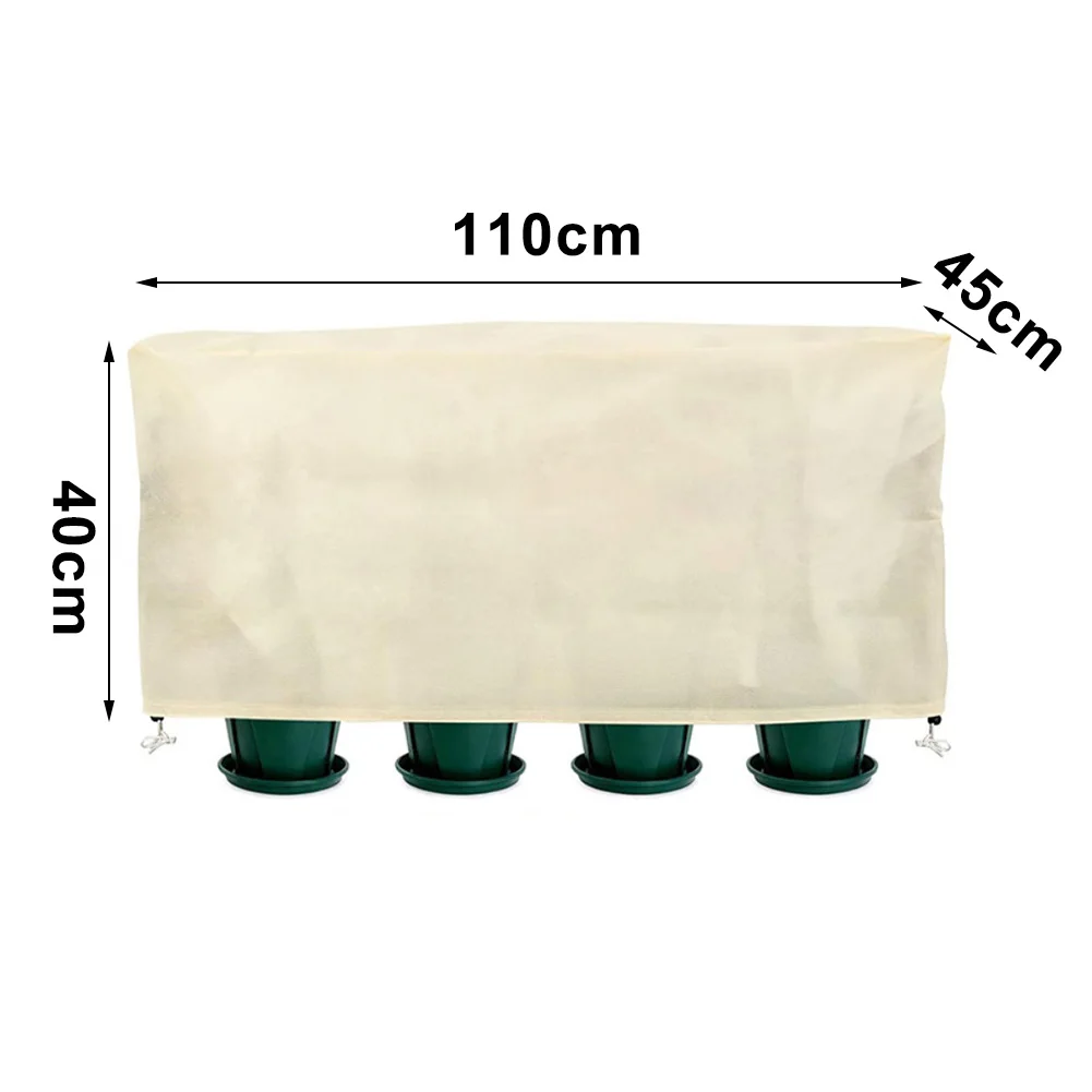 Plant frost protection cover coldproof warm protective cover for green plants water resistant breathable reusable fabric