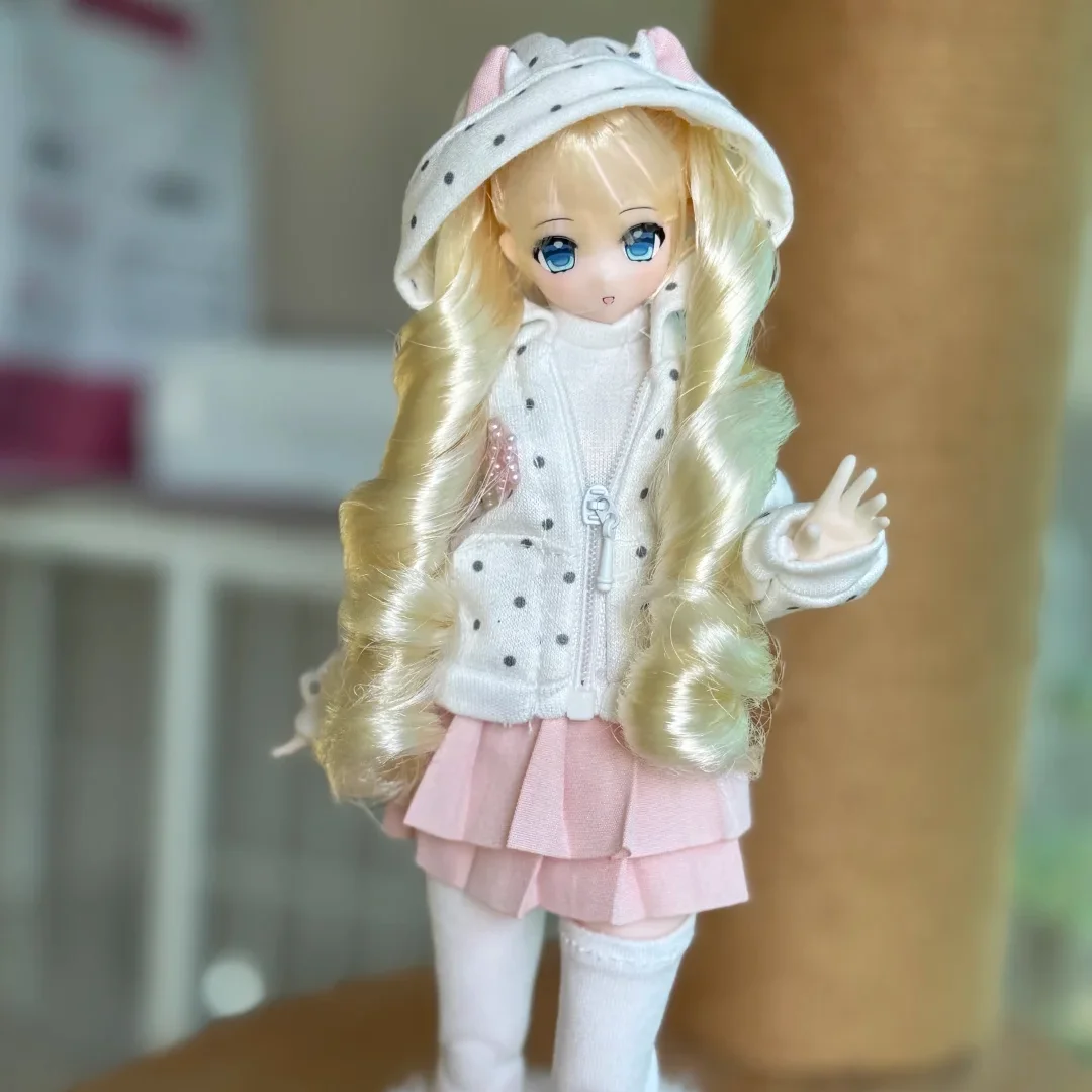 Straight Bangs V2 1/6 Bjd Girls' Return Home Club Series Action Figure Hair Collectible Fashion Doll Movable Joint Model Toy