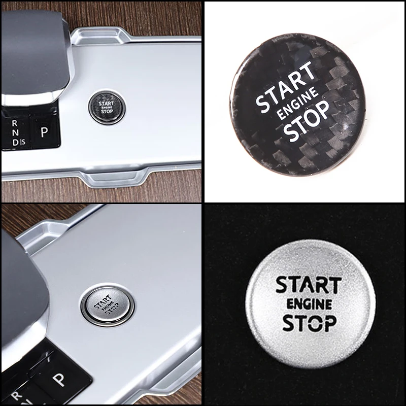 

For Land Rover Range Rover Vogue/Sport L460 L461 2024+ Car Engine Start Stop Button Trim Ring Sticker Interior Accessories