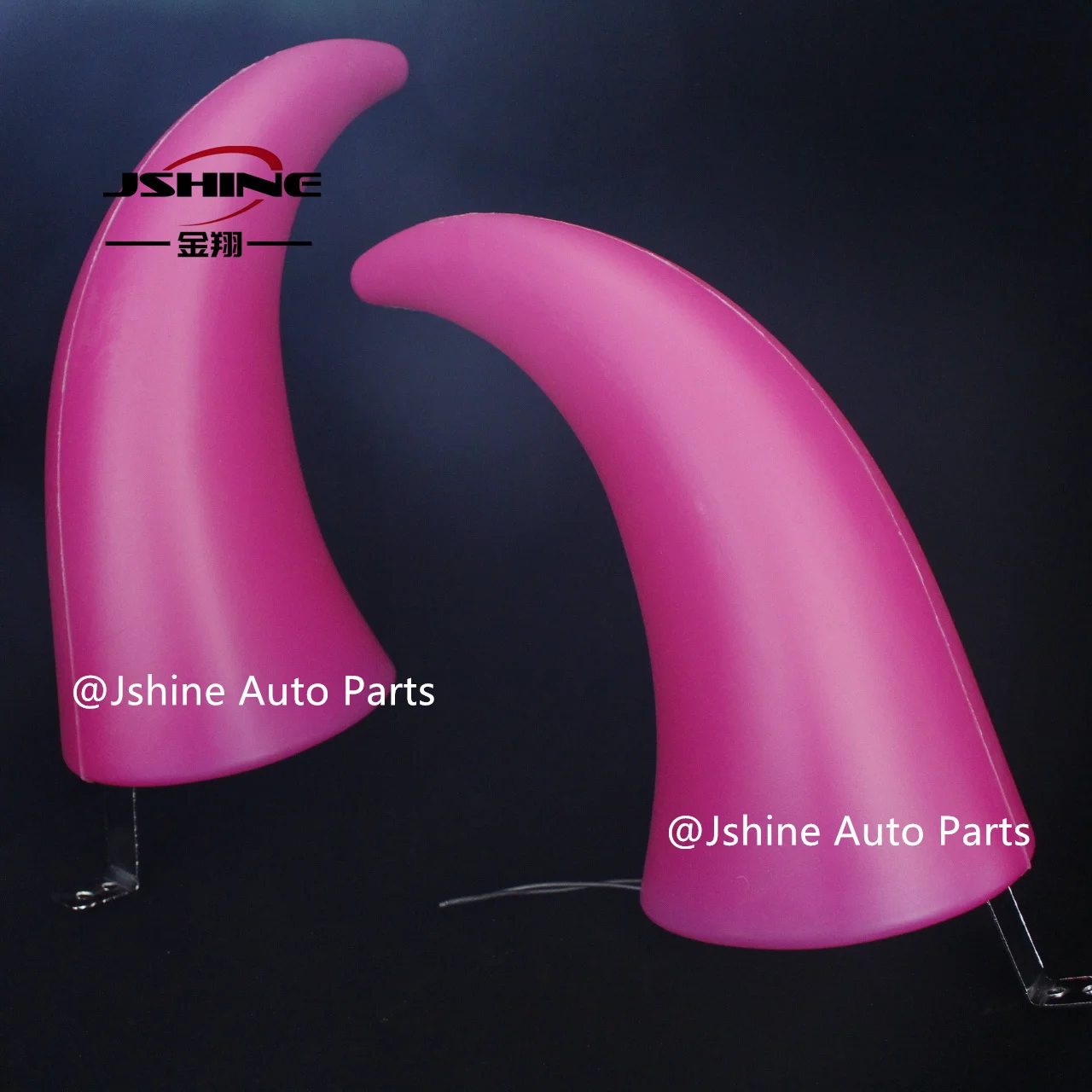 

Пара светодиодных фонарей с рогом дьявола, сверхмощные фонари для грузовиков, модифицированный аксессуар, фонари для фигурки талисмана