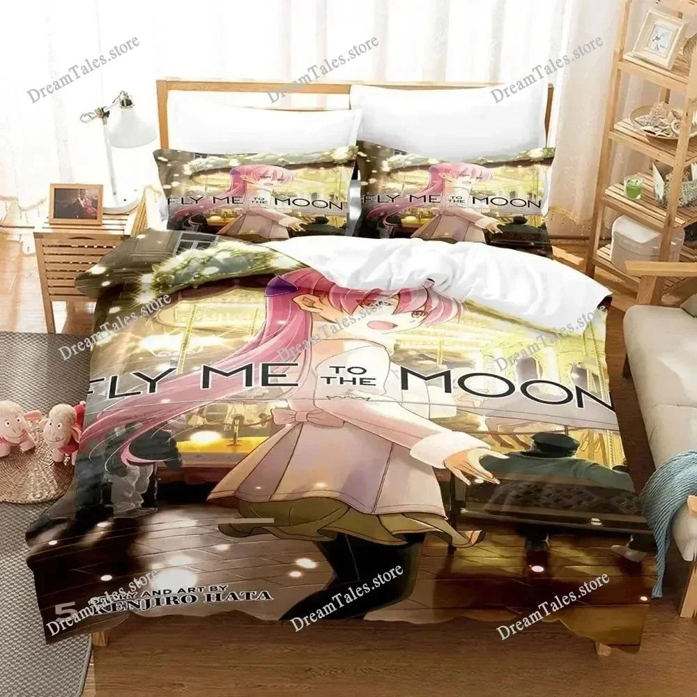 

Fly Me To The Moon Bedding Set Single Twin Full Queen King Size Bed Set Aldult Kid Bedroom Duvetcover Sets Bed Sheet Set 2025
