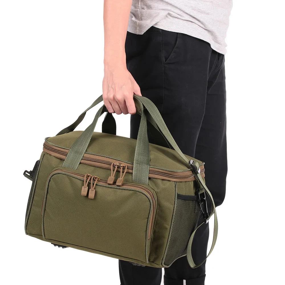 Oxford-Stoff Köder-Schultertasche Outdoor Angelausrüstung Zubehör Hartköder-Tasche Quadratische Multifunktionale Angelaufbewahrungs-Hüfttasche – Detail 19