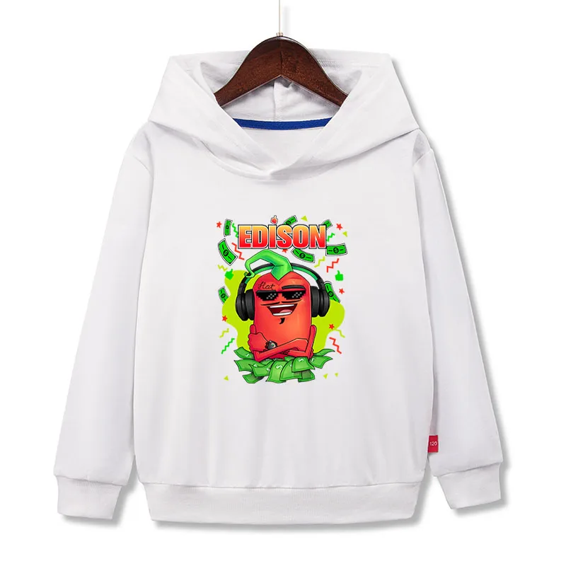 اديسون Pts الأطفال هوديس الفتيان الفتيات رقيقة البلوز بلوزات بلايز القطن ربيع الخريف طويلة الأكمام ملابس الطفل الصبي #2