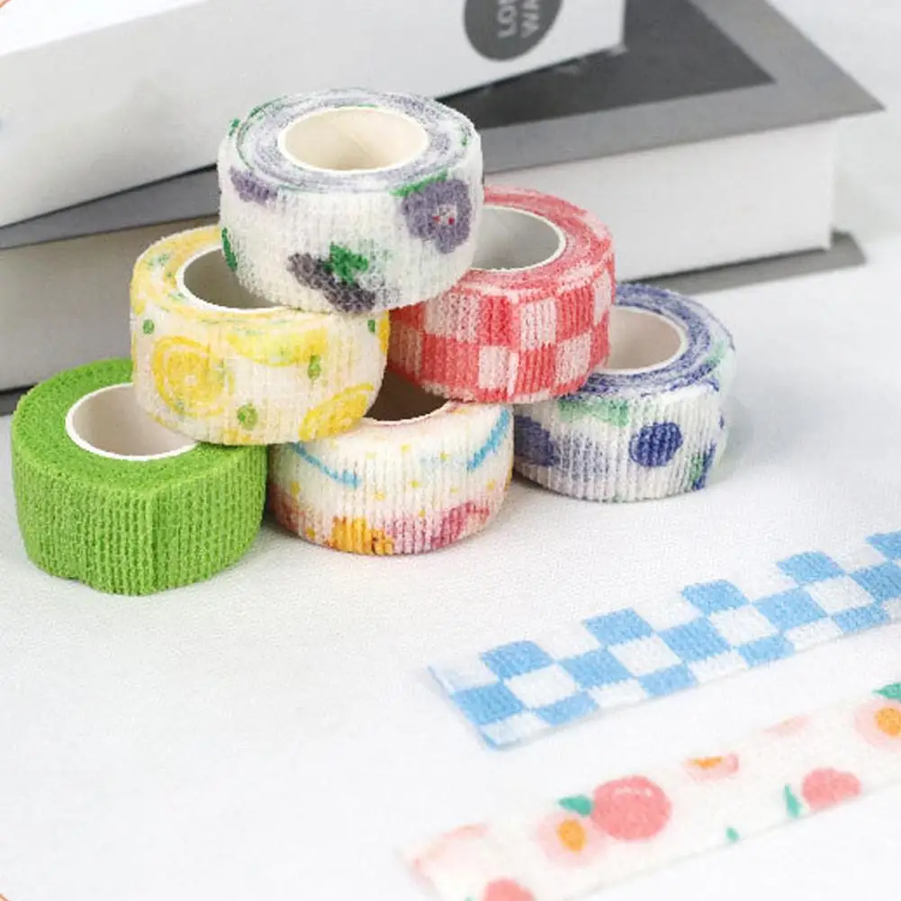 

Finger Bandage Finger Joint Protective Cover Elastic Self-adhesive Sports Bandage Binding Tape Work Breathable Outdoor T3A6
