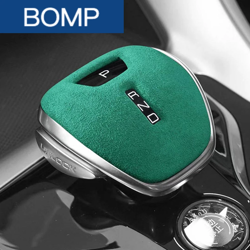 يصلح ل BYD Tang EV DMI DMP 2021 2022 2023 2024 تصفيف السيارة الجلد المدبوغ والعتاد التحول الياقات فرملة اليد غطاء تعديل السيارات