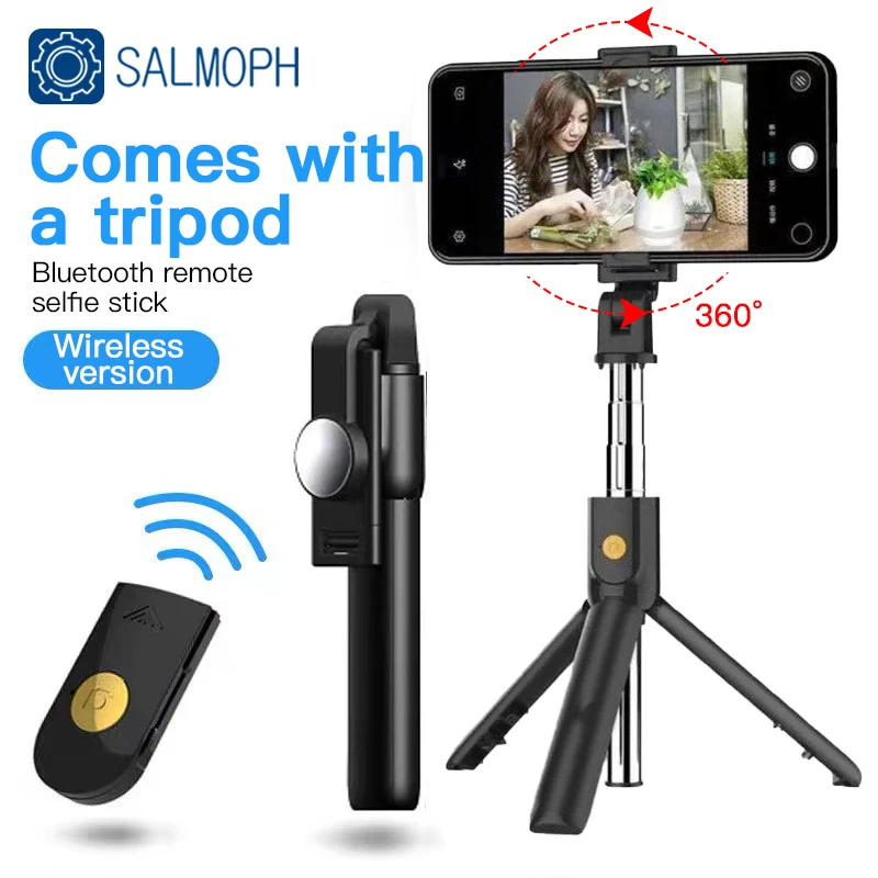 Selfie Stick Phone Holder Lengthened Tripod Live Broadcast Support All Mobile Phones Bluetooth Remote Control For TikTok Vlog