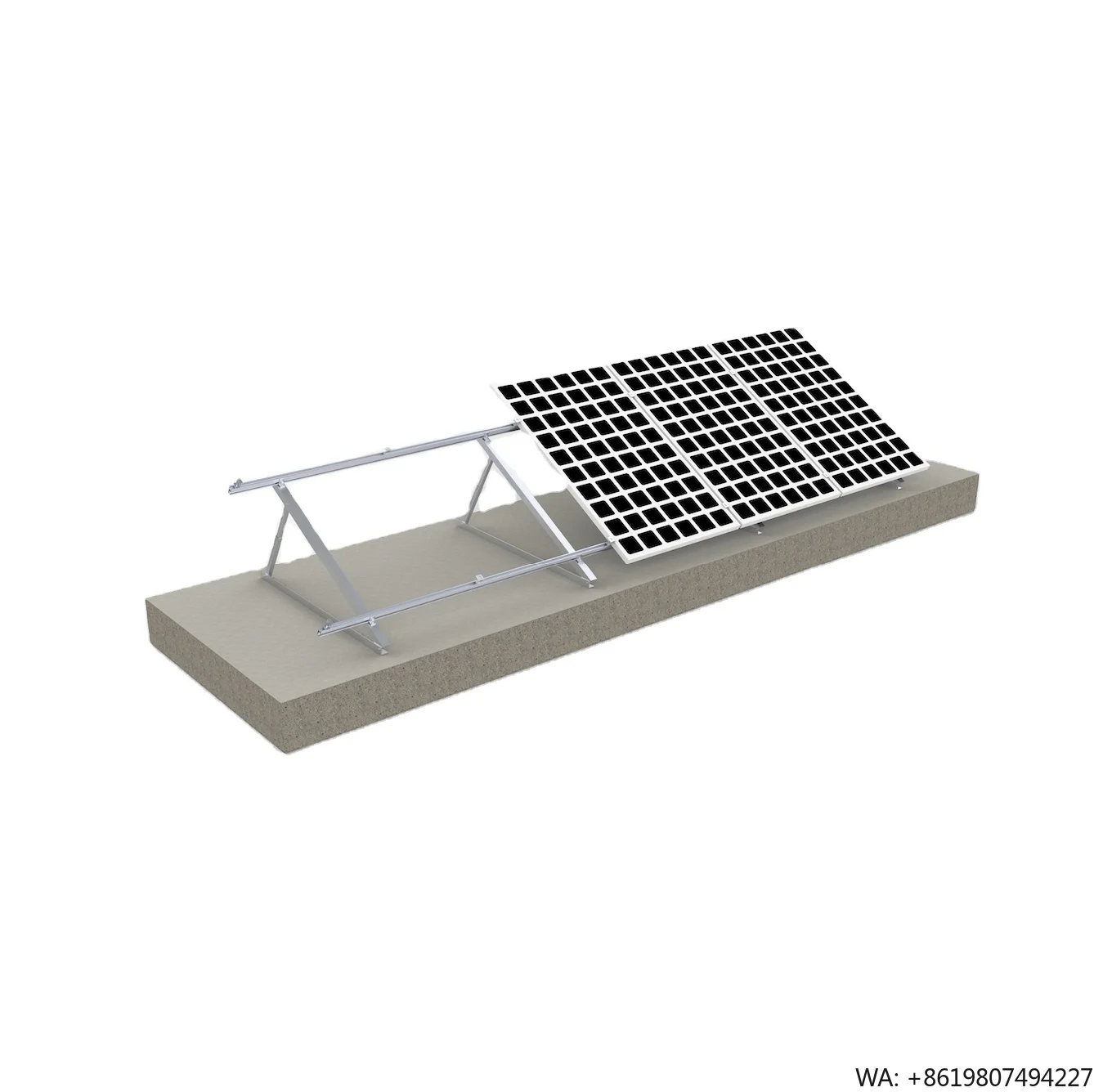 Copper-tin Aluminum Support Solar Mounting Structure Roof Panel