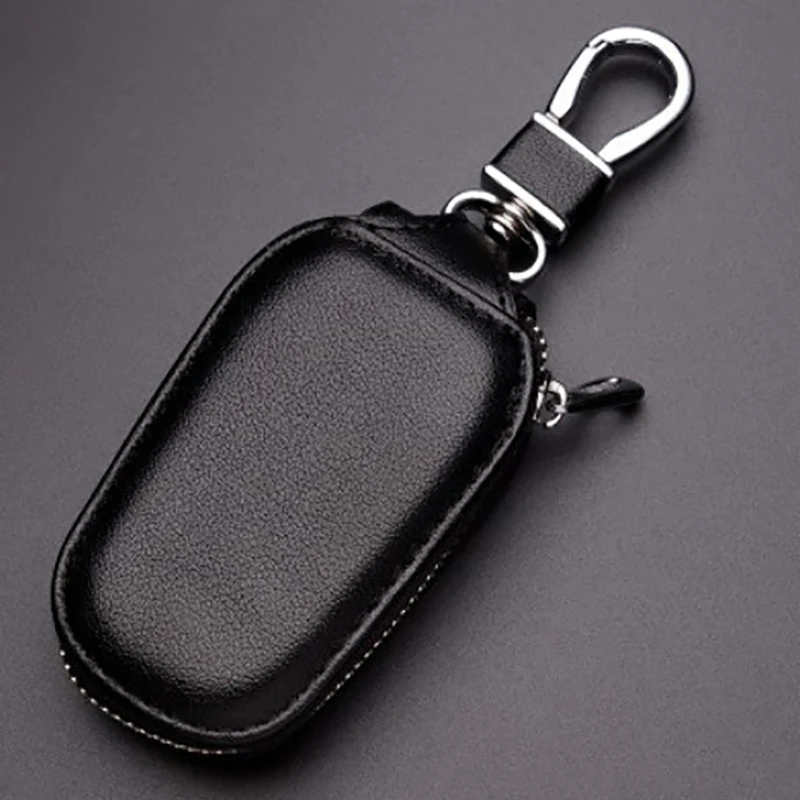 1Pc Retro Fashion Business Multi-Functional Key Protection Case, Men's Casual Portable Key Organizer With Large Capacity, Zipper