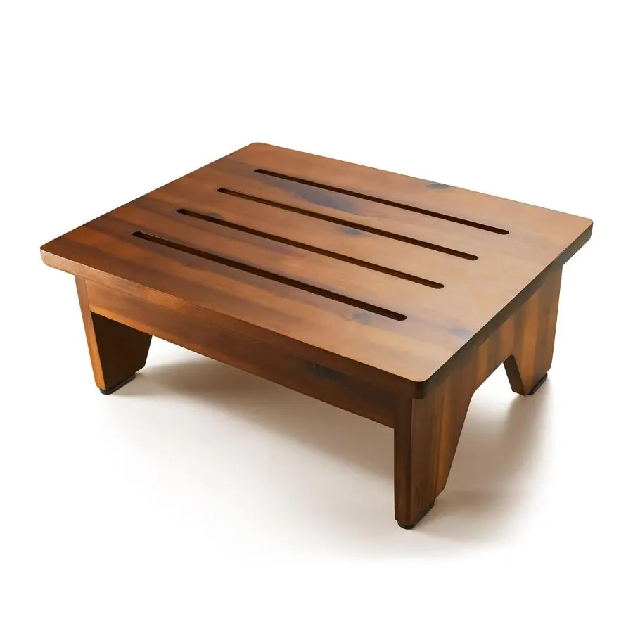 

Деревянная подставка-ступенька 6,5 дюймов для взрослых, не требует сборки, выдерживает до 227 кг, одноступенчатая подставка для высокой кровати, небольшой ступеньковый табурет для пожилых людей