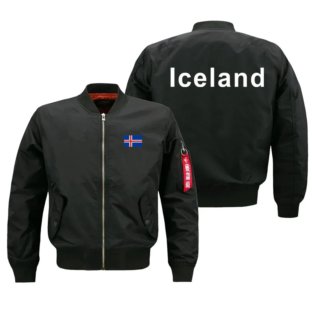 

MA1 Pilot Bomber Jacket Men's Autumn and Winter Thickened Baseball Suit Casual Coat Iceland Men's Military Windproof Jacket
