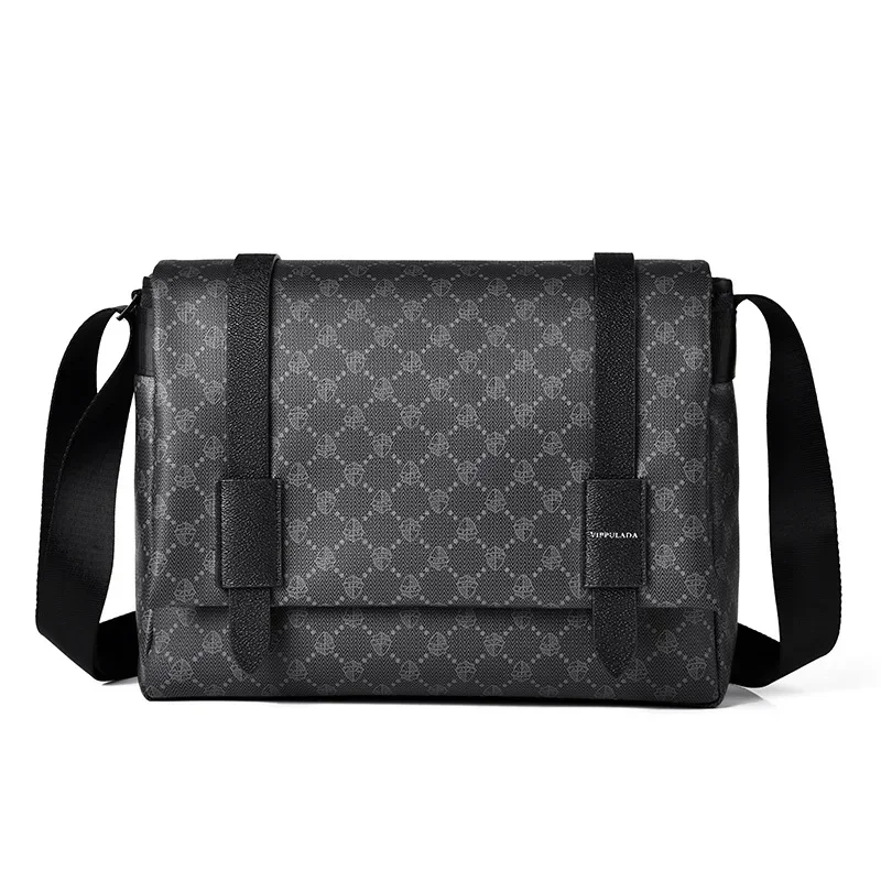 Luxury Fashion Crossbody Bags Men Shoulder Bag 2025 New Satchels Business Casual Crossbody Bag Large Capacity Waterproof Handbag