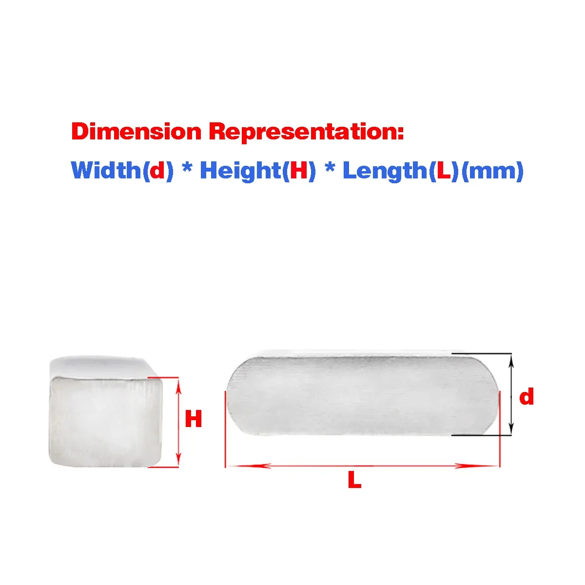High Strength Carbon Steel Flat Key /A-Type Square Key Pin Flat Key Strip M3M4M5M6M7M8M10M12M14M16M18M20M22M25M28M32