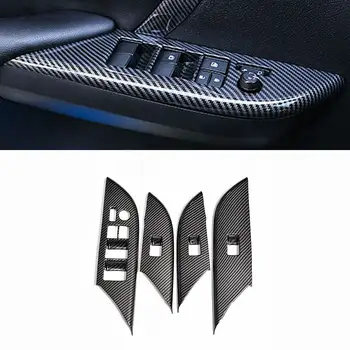 適用於豐田 Fortuner AN160 2016-2021 的碳纖維中控台蓋板內裝把手換檔桿電動車窗開關裝飾條(2018 2019 年)。 10 最佳銷售 碳纖維豐田Fortuner - №1