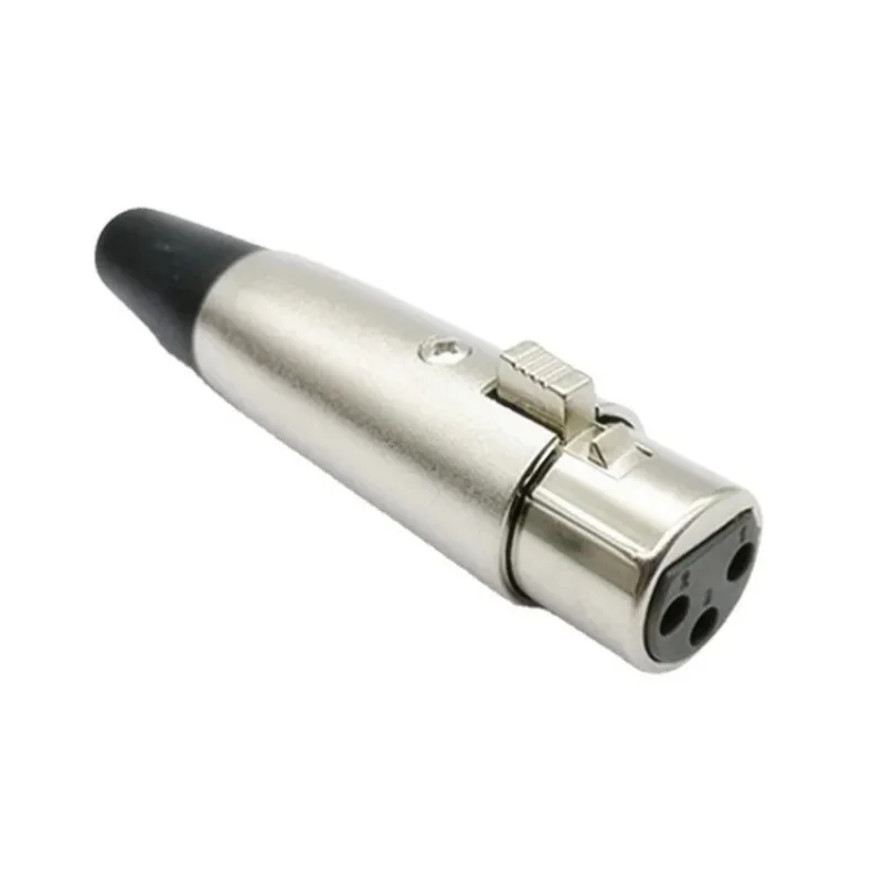 3-Core XLR Plug, Desktop XLR Card Faucet, Microphone Plug, XLR Head Female Head.
