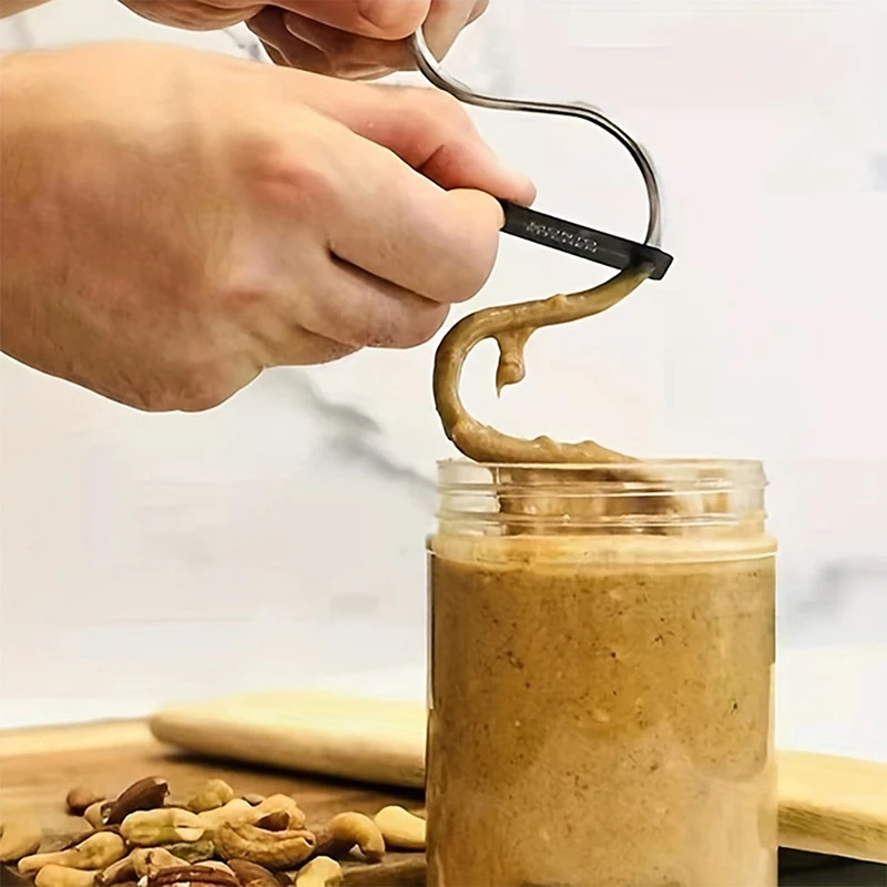 Agitateur de poupée d\'arachide naturelle, convient aux bocaux, gadget d\'arrête de cuisine, matériau en acier inoxydable pour poupée Assad, divers et