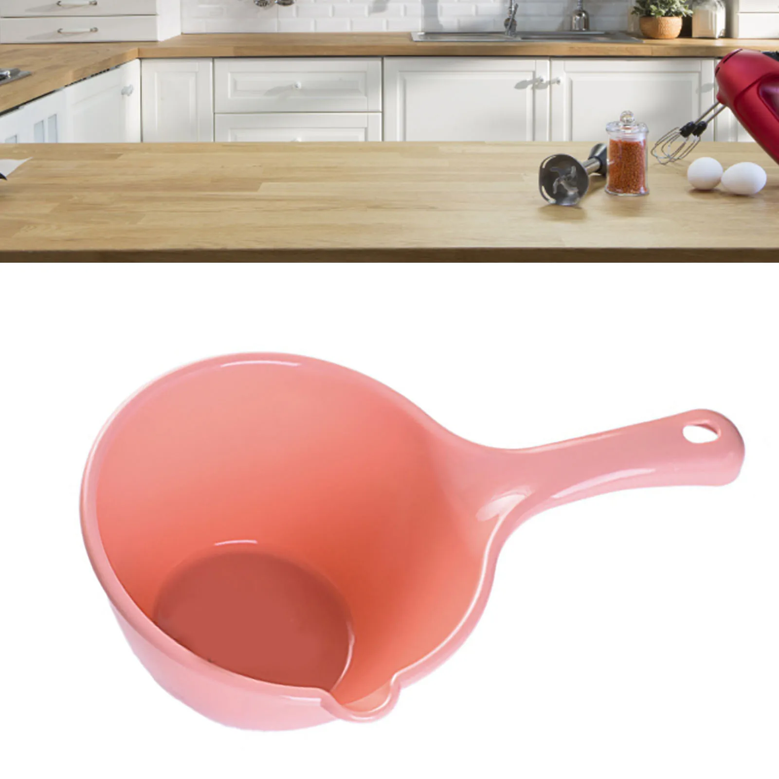Plastic Bath Ladle Water Scoop Lightweight Dippers Multi Purpose for Shower Bucket Easy to Clean Large Capacity Bathroom Utility