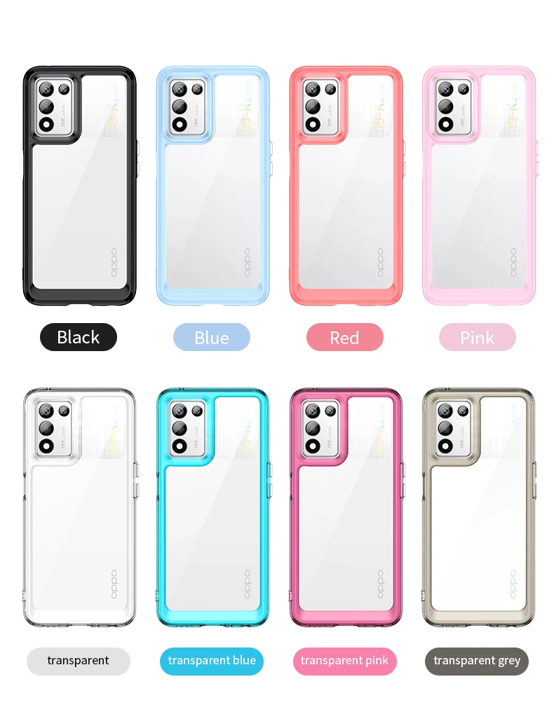 Clear Back Cover For Realme Q3S Case OPPO Realme Q3S 8 Pro 8S 5G Q3 Q3i New Transparent Multicolor For Fundas Realme Q3S Cover