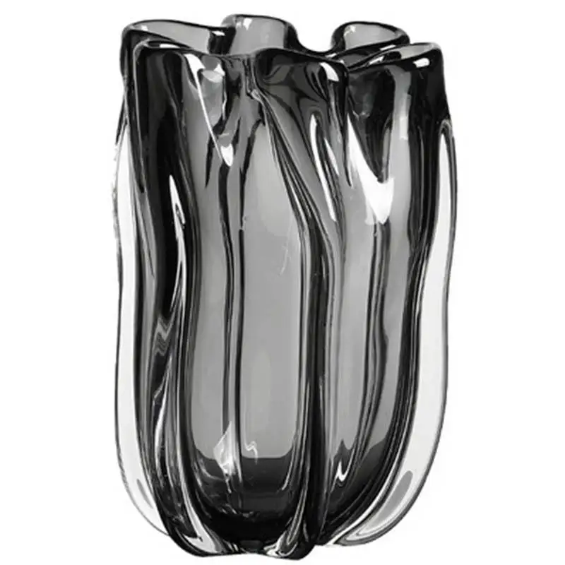 

Creative transparent countertop glass large vase ornament flower arrangement simple living room entrance desktop home decoration