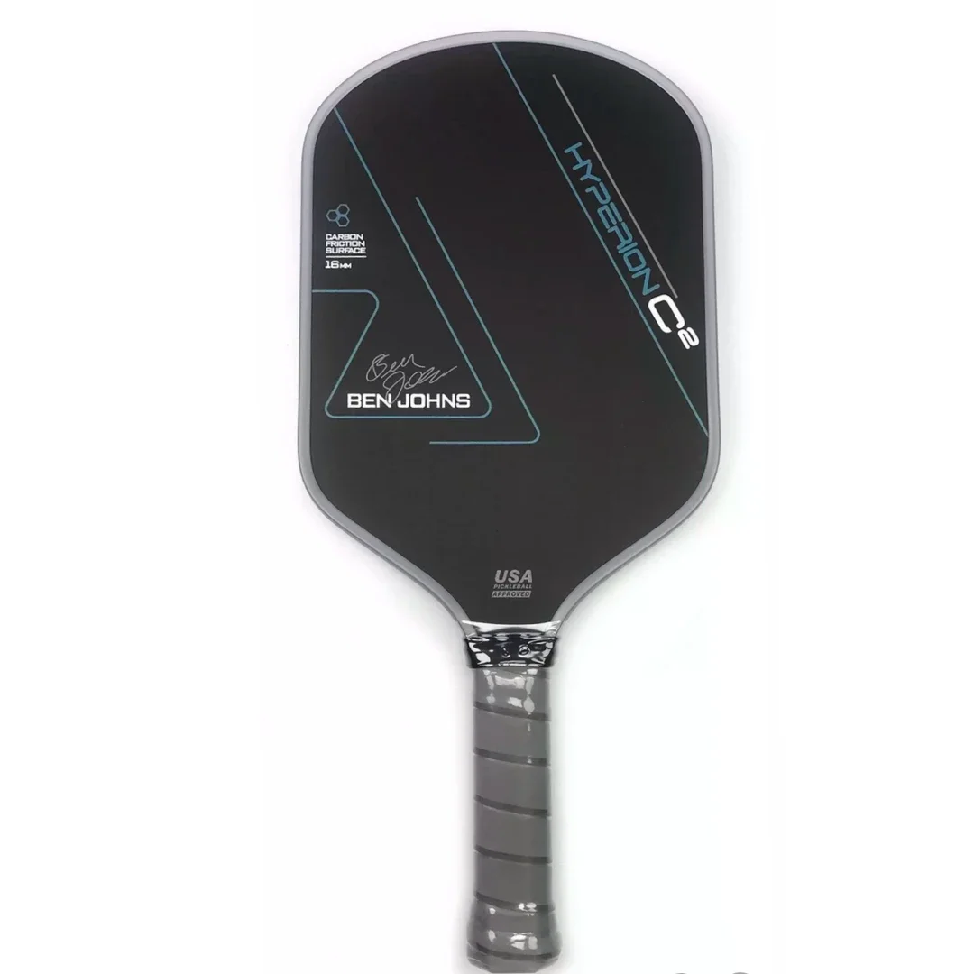 Ben Johns Hyperion C2 Pickleball Paddle T700 Carbon Fiber Pickleball Paddle Thermoformed Unibody 16mm Polymer Core