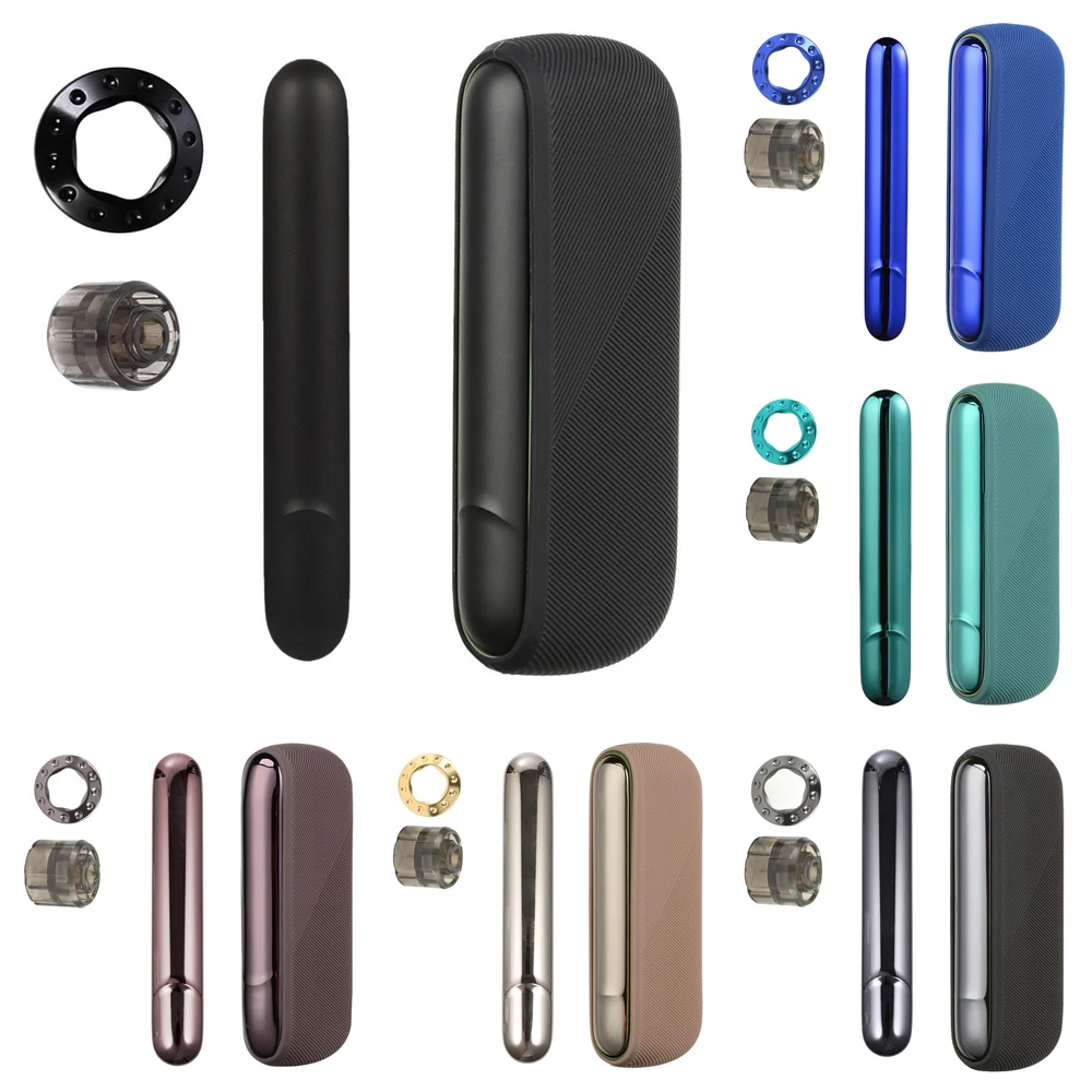 Cap+ Case + Door Cover For IQOS ILUMA Skin Silicon Case for IQOS iluma Decoration Replaceable Cover Accessories