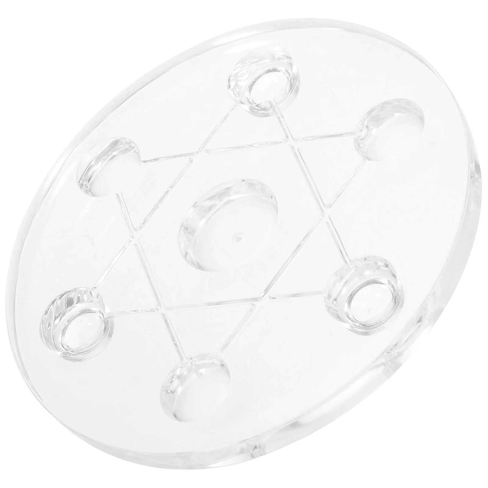 

Seven-Star Array Acrylic Crystal Ball Stand Decorative Sphere Holder Desktop Display Base for Home Ornament Sphere Display Stand