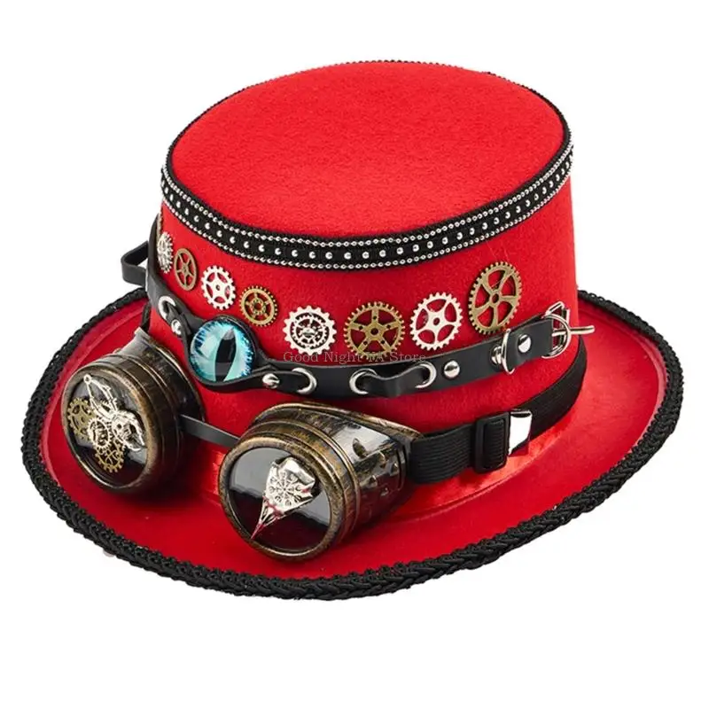Gothic Devil Eye Gear Hat Hat Design Headwear for Coser For Cosplay Event Photo Props