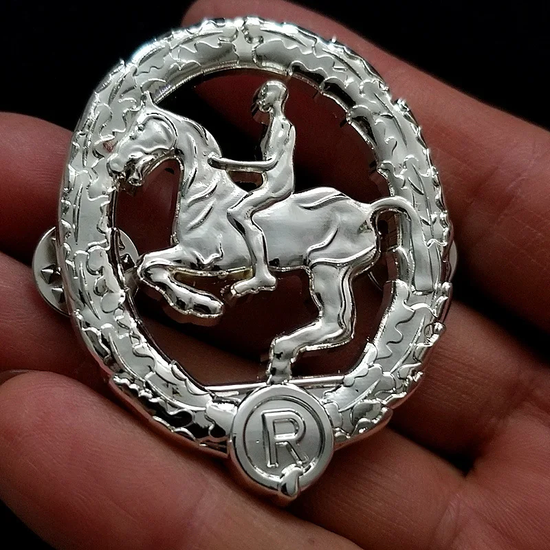 Craft metal material replica riding badge accessory X75