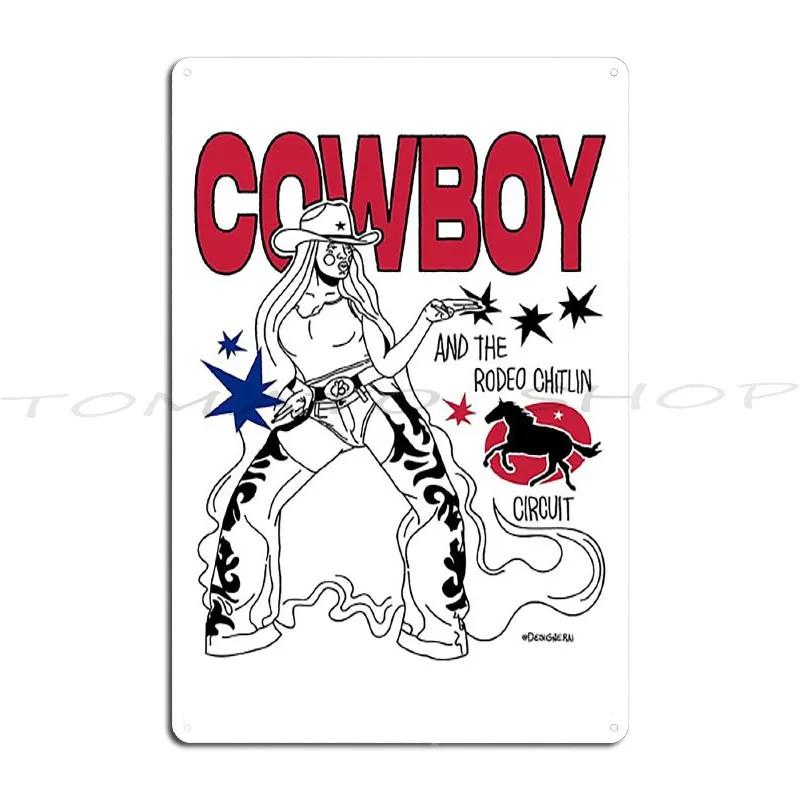 Vodka Martini Julie Newmar Cowgirl When I Say Bloody Mary Alcoholic Beverages Metal Plaque Poster