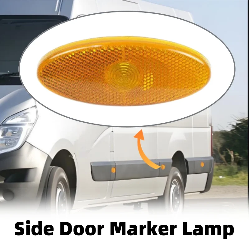 High quality Side Marker Lamp Lights Lens For Renault Master Vauxhall Movano 261B00001R Car Lights Automobiles Accessories