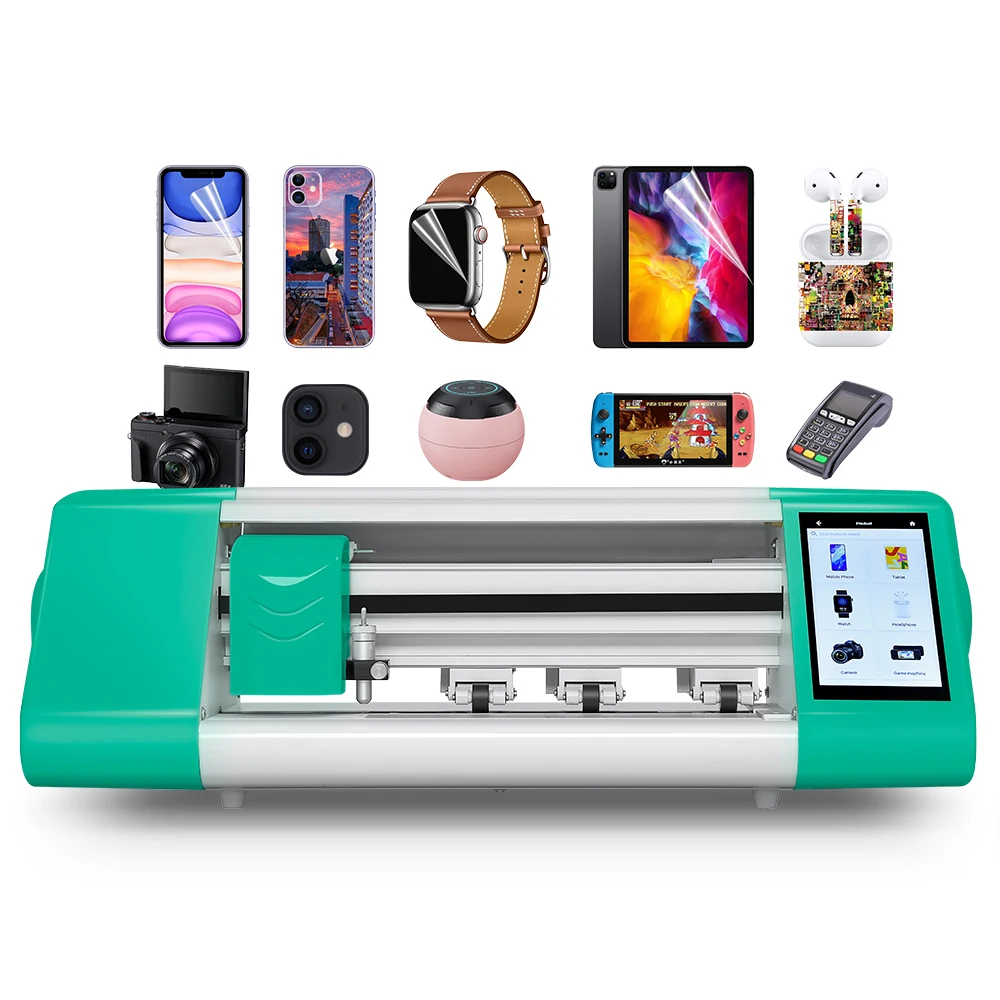 

High Speed Smart Mobile Phone Back Skin Hydrogel Film Cutter Plotter Unlimited Screen Protector Cutting Machine