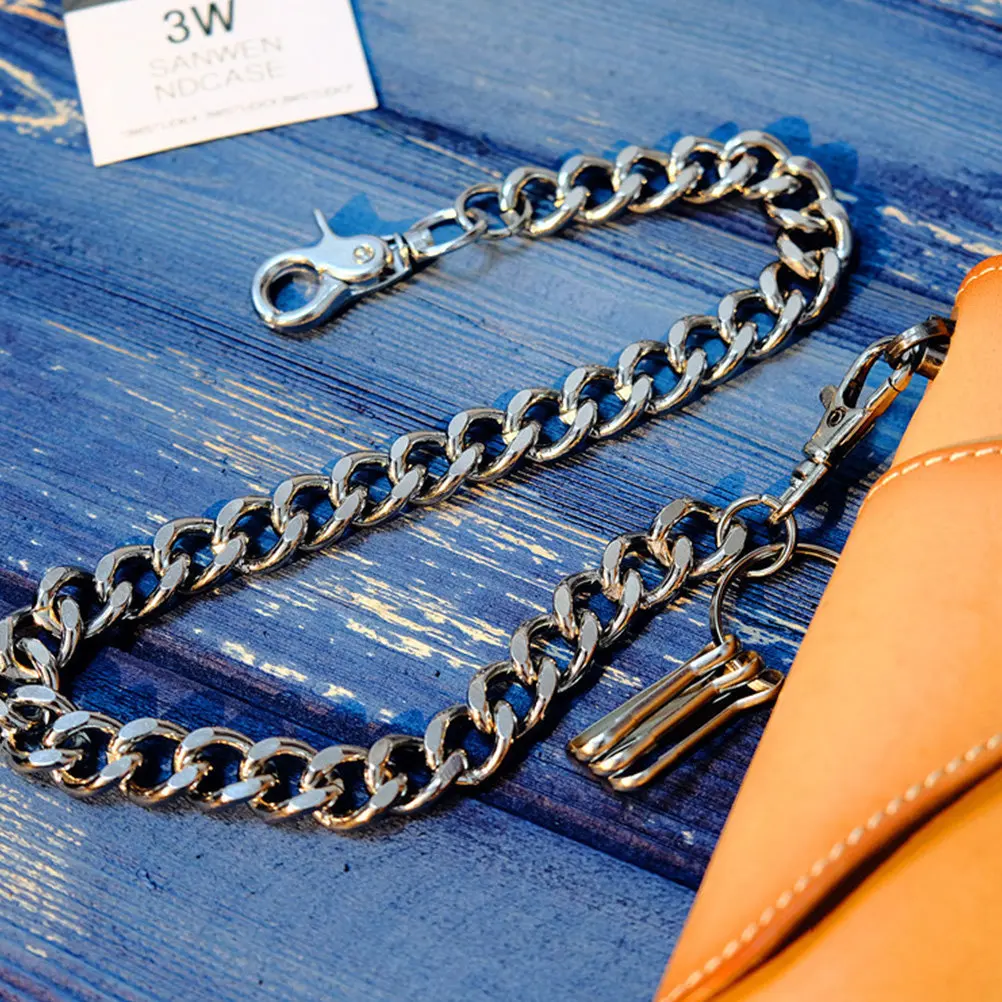 1Pcs Cool Trouser Chain Premium Environmental Protection Metal Chain for Casual Wear Jeans Matching Anti-Corrosion Stylish Gift